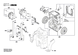 BOSCH Schaltkasten | Ersatzteile f�r AdvancedAquatak 140 | F016F04636