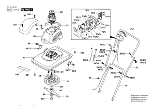 BOSCH Mutter | Ersatzteile f�r ALM 34, ARM 36 ACCU - F016102096