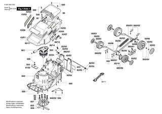 BOSCH Mutter | Ersatzteile f�r ALM 34, ARM 36 ACCU - F016102096