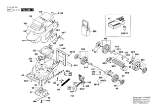 BOSCH Hoehenverstellung | Ersatzteile f�r ARM 32, ARM 32 E - F016102101