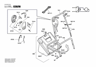 BOSCH Netzanschlussleitung | Ersatzteile f�r ASM 30, AMR...
