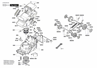 BOSCH Achse | Ersatzteile f�r ARM 36 ACCU, ARM 36 -...