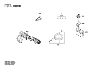 BOSCH Ausl�ser | Ersatzteile f�r EasyAquatak 100 | F016F05131
