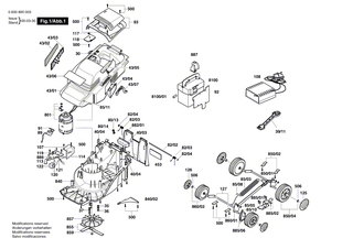 BOSCH Achse | Ersatzteile f�r ARM 36 ACCU, ARM 36 - F016102122