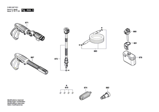 BOSCH Auslöser | Ersatzteile für EasyAquatak 100 | F016F04796