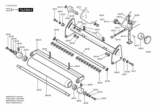 BOSCH Halterahmen | Ersatzteile f�r ROYALE 20 - F016102238