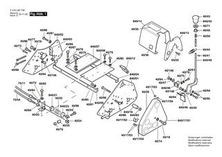 BOSCH Haltearm | Ersatzteile f�r ROYALE 20, ROYALE 24 - F016102251