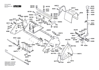 BOSCH Haltearm | Ersatzteile f�r ROYALE 20, ROYALE 24 - F016102251