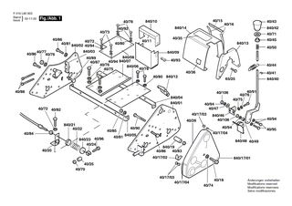 BOSCH Haltearm | Ersatzteile f�r ROYALE 20, ROYALE 24 - F016102251