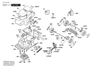 BOSCH Batterieabdeckkappe | Ersatzteile f�r ARM 32 ACCU, ARM 32-12 ACCU - F016102270