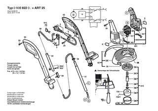 BOSCH Fadenspender | Ersatzteile f�r ART 23, ART 25 - F016102388