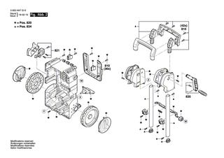 BOSCH Frontverkleidung | Ersatzteile fr AdvancedAquatak 2000 | F016F04616