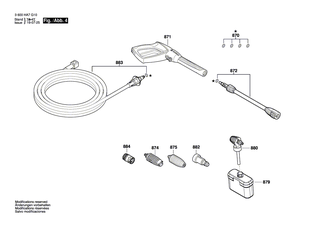 BOSCH Warnzettel | Ersatzteile f�r AdvancedAquatak 2000 | F016F04998