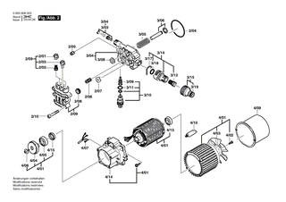 BOSCH Motor | Ersatzteile für AHR 1100 AS, AHR 1200 AS - F016102648