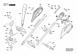 BOSCH Motorgehäuse | Ersatzteile für AFS 23-37 | F016F05379