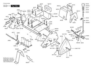 BOSCH Halteb�gel | Ersatzteile f�r ROYALE 20, ROYALE 24 - F016102731