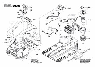 BOSCH Verkleidung | Ersatzteile für Indego 350 | F016L68949