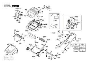 BOSCH Gest�nge | Ersatzteile f�r AMR 32 F, ASM 32 - F016102751