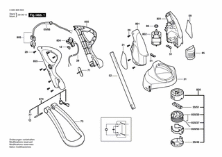 BOSCH Schaltergeh�use | Ersatzteile f�r ART 25 GSA, ART...