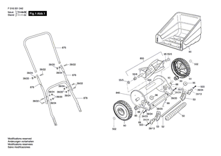 BOSCH Chassis | Ersatzteile f�r AHM 30, AHM 30 C - F016102820