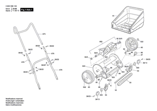 BOSCH Chassis | Ersatzteile f�r AHM 38, AHM 38 C - F016102821