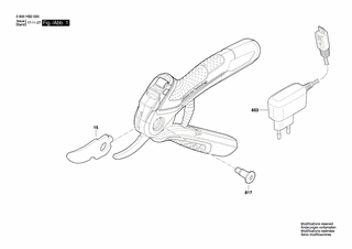 BOSCH Schraube | Ersatzteile für EasyPrune BT | 1600A015Y2