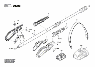 BOSCH Klinge | Ersatzteile für UniversalHedgePole 18 | F016F05233