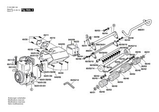 BOSCH Rechen | Ersatzteile f�r BALMORAL 14SE, BALMORAL 17S - F016102985