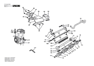 BOSCH Rechen | Ersatzteile f�r BALMORAL 14SE, BALMORAL 17S - F016102985
