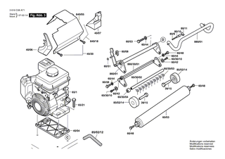 BOSCH Rechen | Ersatzteile f�r BALMORAL 14SE, BALMORAL 17S - F016102985
