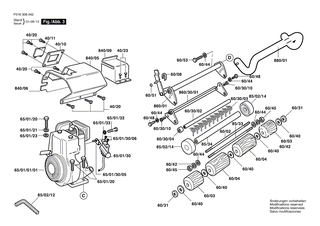 BOSCH Rechen | Ersatzteile f�r BALMORAL 14SE, BALMORAL 17S - F016102985