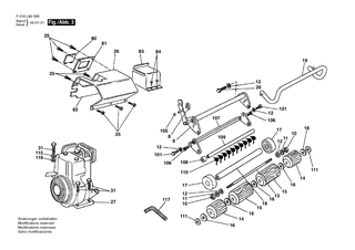 BOSCH Rechen | Ersatzteile f�r BALMORAL 14SE, BALMORAL 17S - F016102985