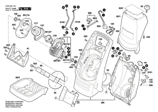 BOSCH Verbindungskabel | Ersatzteile f�r AXT Rapid 180, AXT Rapid 200 - F016103196