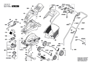 BOSCH Elektromotor | Ersatzteile für ROTAK 34, ROTAK 1400 - F016103595