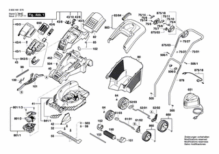 BOSCH Verbindungsleitung | Ersatzteile f�r ROTAK 34 LI,...