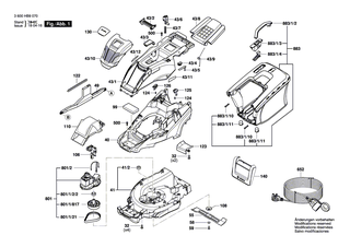 BOSCH Antriebswelle | Ersatzteile f�r ROTAK 34, ROTAK 1400 - F016103758