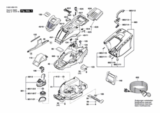 BOSCH Anzeigegerät | Ersatzteile für UniversalRotak 550 | F016L90434