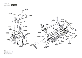BOSCH Geh�usesatz | Ersatzteile f�r WINDSOR 14S, WINDSOR 14 S - F016104027