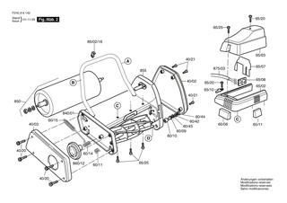 BOSCH Geh�usesatz | Ersatzteile f�r WINDSOR 14S, WINDSOR 14 S - F016104027