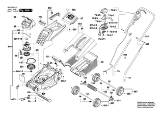 BOSCH Elektromotor | Ersatzteile f�r ROTAK 32, ROTAK 32 R - F016104035