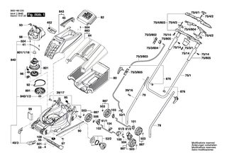 BOSCH Elektromotor | Ersatzteile für ROTAK 32, ROTAK 32 R - F016104035