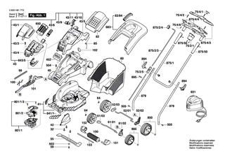 BOSCH Schaltersatz | Ersatzteile f�r ROTAK 34 LI (ERGOFLEX), ROTAK 34 LI (ERGOFLRX) - F016104163