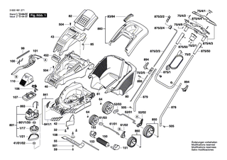 BOSCH Abdeckkappe | Ersatzteile f�r ROTAK 40 (ERGOFLEX), ROTAK 40 - F016104317