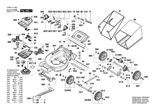 BOSCH Lagergehaeuse | Ersatzteile f�r GRA 53, GRA 48 - F016104560