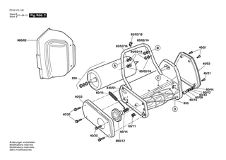 BOSCH Schutzdeckel LH | Ersatzteile f�r CLASSIC PETROL 43S, P14S - F016A75397