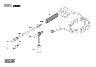 BOSCH Handgriff | Ersatzteile f�r AQUATAK 100, AQUATAK 110 - F016F02927