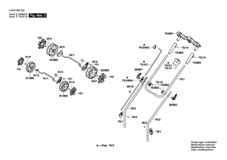BOSCH Knopffeder | Ersatzteile fr UniversalRotak 36-550 | F016L90701