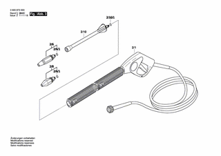 BOSCH Strahlrohr | Ersatzteile f�r AQUATAK 120l - F016F03056