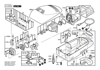 BOSCH Mutter 3/4 FLANG.NYL | Ersatzteile f�r AQUATAK 1300 SI, AQUATAK 1350 - F016F03087
