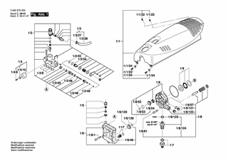BOSCH Geh�use | Ersatzteile f�r AQUATAK 1500 SI - F016F03096